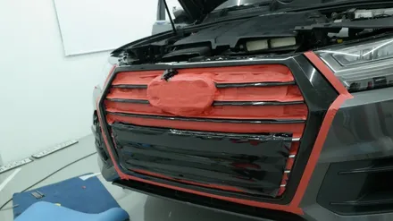 아우디(Audi)_Q7[전체랩핑, 크롬죽이기]플렉스 리얼 흑간지~[에이버리 사틴블랙] / 세종 장군면