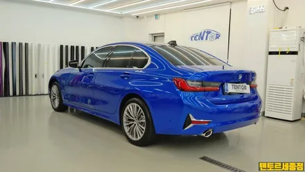 BMW_330e[전체랩핑]주변 지인들도 도색한줄 아는 그 필름!!!텍랩!!! / 세종 장군면
