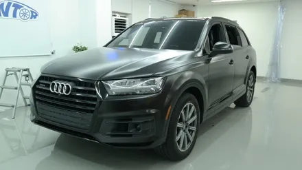 아우디(Audi)_Q7[전체랩핑, 크롬죽이기]플렉스 리얼 흑간지~[에이버리 사틴블랙] / 세종 장군면