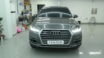 아우디(Audi)_Q7[전체랩핑, 크롬죽이기]플렉스 리얼 흑간지~[에이버리 사틴블랙] / 세종 장군면