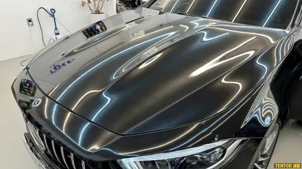 벤츠_CLS53[고광택전체랩핑][비닐프로그 Metal Black]세종랩핑/대전랩핑/청주랩핑/천안랩핑/공주랩핑/논산랩핑/고광택전체랩핑 / 세종 장군면