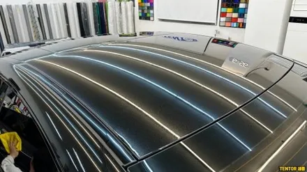 벤츠_CLS53[고광택전체랩핑][비닐프로그 Metal Black]세종랩핑/대전랩핑/청주랩핑/천안랩핑/공주랩핑/논산랩핑/고광택전체랩핑 / 세종 장군면