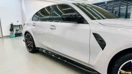 BMW_m3[전체랩핑][비닐프로그 Vinyl Frog 브라이트 그레이]세종랩핑/대전고광택랩핑/청주랩핑/천안랩핑/공주랩핑/논산랩핑/고광택전체랩핑 / 세종 장군면