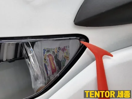 BMW_K1600bGT[전체랩핑]무지개빛 은은한 사틴화이트[3m 사틴고스트펄] / 세종 장군면