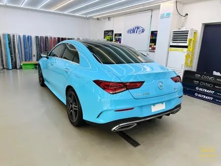 벤츠_CLA250[고광택전체랩핑][비닐프로그 스카이 블루]세종랩핑/대전랩핑/청주랩핑/천안랩핑/논산랩핑/공주랩핑 / 세종 장군면