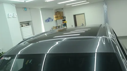 아우디(Audi)_Q7[전체랩핑, 크롬죽이기]플렉스 리얼 흑간지~[에이버리 사틴블랙] / 세종 장군면