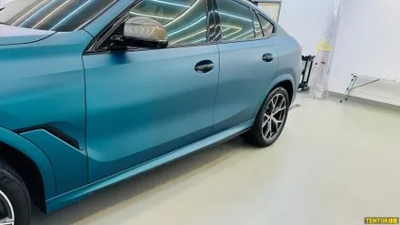 BMW_X6[전체랩핑][비닐프로그 paolo veronese green]세종랩핑/대전랩핑/청주랩핑/천안랩핑/공주랩핑/논산랩핑/고광택전체랩핑 / 세종 장군면