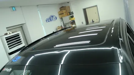 아우디(Audi)_Q7[전체랩핑, 크롬죽이기]플렉스 리얼 흑간지~[에이버리 사틴블랙] / 세종 장군면