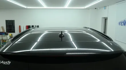 아우디(Audi)_Q7[전체랩핑, 크롬죽이기]플렉스 리얼 흑간지~[에이버리 사틴블랙] / 세종 장군면