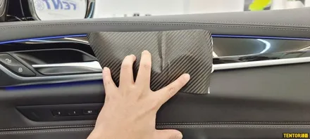 BMW_5시리즈[실내랩핑][3M 카본파이버]세종랩핑/대전랩핑/청주랩핑/천안랩핑/공주랩핑 / 세종 장군면