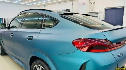 BMW_X6[전체랩핑][비닐프로그 paolo veronese green]세종랩핑/대전랩핑/청주랩핑/천안랩핑/공주랩핑/논산랩핑/고광택전체랩핑 / 세종 장군면