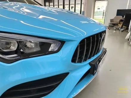 벤츠_CLA250[고광택전체랩핑][비닐프로그 스카이 블루]세종랩핑/대전랩핑/청주랩핑/천안랩핑/논산랩핑/공주랩핑 / 세종 장군면