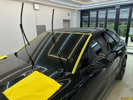 포르쉐_카이엔[윈드쉴드][Stek Dyno Flex]세종자동차유리PPF/대전자동차유리PPF/청주자동차유리PPF/천안유리PPF/공주유리PPF / 세종 장군면