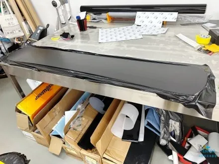스노우보드 랩핑[사틴블랙]노빌레[3M 2080 Satin Black]세종랩핑/대전랩핑/청주랩핑/천안랩핑/공주랩핑 / 세종 장군면