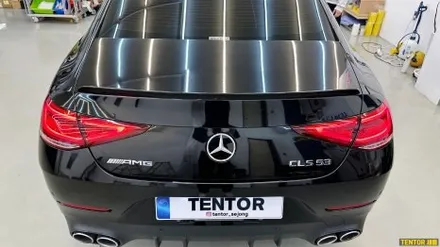 벤츠_CLS53[고광택전체랩핑][비닐프로그 Metal Black]세종랩핑/대전랩핑/청주랩핑/천안랩핑/공주랩핑/논산랩핑/고광택전체랩핑 / 세종 장군면