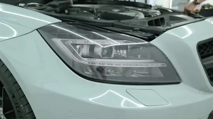벤츠_CLS63 AMG[라이트필름]나만의 컬러렌즈로 센스있게~[퍼플 그레이][텐토르세종점] / 세종 장군면