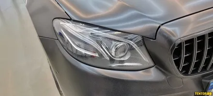 벤츠_E400쿠페[스모그톤다운라이트필름][스텍 다이노쉴드 라이트필름 스모크 Stek Dyno]세종PPF/대전PPF/청주PPF/천안PPF/공주PPF / 세종 장군면