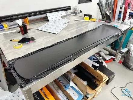 스노우보드 랩핑[사틴블랙]노빌레[3M 2080 Satin Black]세종랩핑/대전랩핑/청주랩핑/천안랩핑/공주랩핑 / 세종 장군면