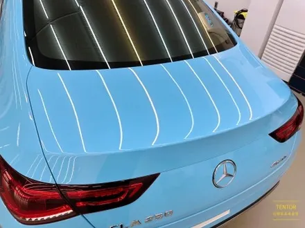 벤츠_CLA250[고광택전체랩핑][비닐프로그 스카이 블루]세종랩핑/대전랩핑/청주랩핑/천안랩핑/논산랩핑/공주랩핑 / 세종 장군면