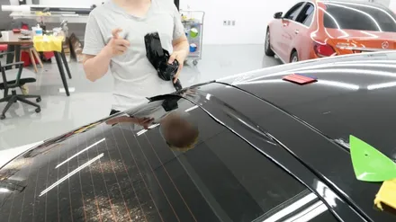 기아_스팅어[루프스킨]가발을 씌워 스포티하게 변신~[3M 2080 유광블랙][텐토르세종점] / 세종 장군면