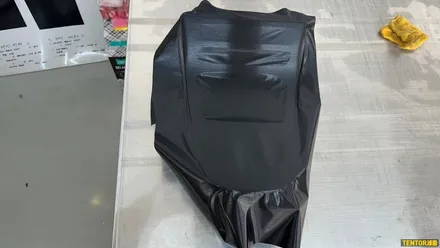 벤츠_CLS[실내랩핑][3m 블랙 브러쉬]세종랩핑/대전랩핑/청주랩핑/천안랩핑/공주랩핑 / 세종 장군면