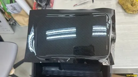 제네시스_G80[실내랩핑][비닐프로그 Carbon Fiber]세종랩핑/대전랩핑/청주랩핑/천안랩핑/공주랩핑/논산랩핑/고광택전체랩핑 / 세종 장군면