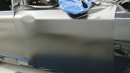 BMW_7시리즈~730LD[전체랩핑][에이버리 사틴블랙]유니크한 흑간지 / 세종 장군면