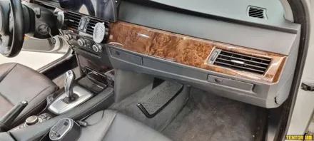 BMW_528i[실내랩핑][3m 블랙 브러쉬]세종랩핑/대전랩핑/청주랩핑/천안랩핑/공주랩핑 / 세종 장군면