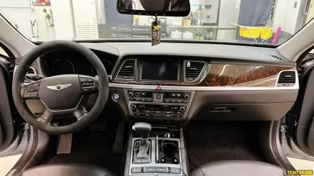 제네시스G80(dh)[실내랩핑][3m 블랙 브러쉬]세종랩핑/대전랩핑/청주랩핑/천안랩핑/공주랩핑 / 세종 장군면