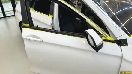 BMW_5시리즈[윈도우 크롬딜리트][3M 2080 유광블랙]세종랩핑/대전랩핑/청주랩핑/천안랩핑/공주랩핑 / 세종 장군면