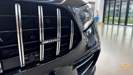 벤츠_CLS53[고광택전체랩핑, 범퍼사고 재시공][비닐프로그 Metal Black]세종랩핑/대전랩핑/청주랩핑/천안랩핑/공주랩핑/논산랩핑/고광택전체랩핑 / 세종 장군면