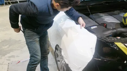 [텐토르 세종점]현대_에쿠스VI[전체랩핑]에이버리 유광 화이트 / 세종 장군면