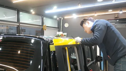 [텐토르 세종점]기아_레이[부분랩핑]에이버리 다크옐로우 / 세종 장군면