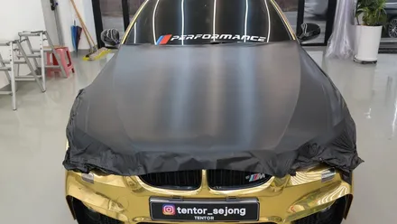 BMW_320d컨버터블[부분랩핑]골드크롬?! 이런거 사기치지 말고 장사합시다 / 세종 장군면