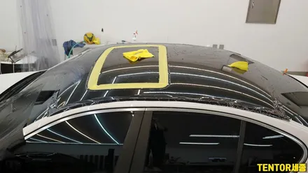 BMW_528i[블랙PPF루프스킨]랩핑필름으로는 따라올 수 없는 리픅렉션 / 세종 장군면