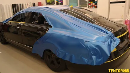 벤츠_CLS[전체랩핑][비닐프로그 Vinyl Frog 펄 블루]세종랩핑/대전랩핑/청주랩핑/천안랩핑/공주랩핑/논산랩핑/텍랩전체랩핑 / 세종 장군면