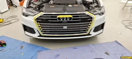아우디_A6[전체크롬딜리트][3M 리얼카본, 2080 유광블랙]세종랩핑견적/대전랩핑견적/청주랩핑견적/천안랩핑견적/공주랩핑견적/논산랩핑견적 / 세종 장군면