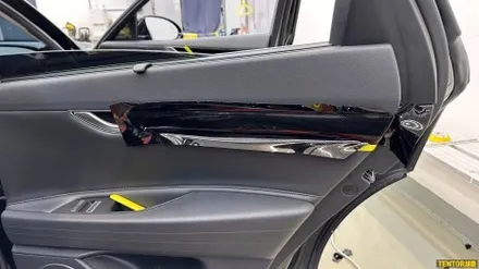 제네시스_G80[실내랩핑][비닐프로그 Carbon Fiber]세종랩핑/대전랩핑/청주랩핑/천안랩핑/공주랩핑/논산랩핑/고광택전체랩핑 / 세종 장군면