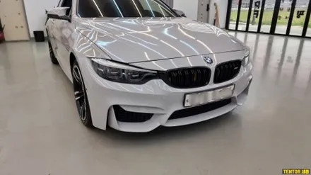 BMW_M4[프런트범퍼 랩핑][3M 2080 스톰 그레이]세종랩핑/대전랩핑/청주랩핑/천안랩핑/공주랩핑/논산랩핑 / 세종 장군면