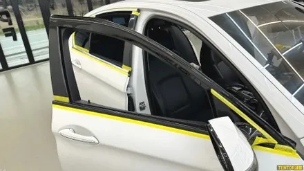 BMW_5시리즈[윈도우 크롬딜리트][3M 2080 유광블랙]세종랩핑/대전랩핑/청주랩핑/천안랩핑/공주랩핑 / 세종 장군면