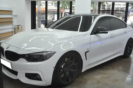 BMW 435d 그란 쿠페 서비스 윈도우 틴팅필름 뜯어내고 전체 재시공 - 솔라가드 프리미엄 동대문점 / 서울 동대문구 답십리동