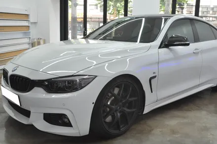 BMW 435d 그란 쿠페 서비스 윈도우 틴팅필름 뜯어내고 전체 재시공 - 솔라가드 프리미엄 동대문점 / 서울 동대문구 답십리동