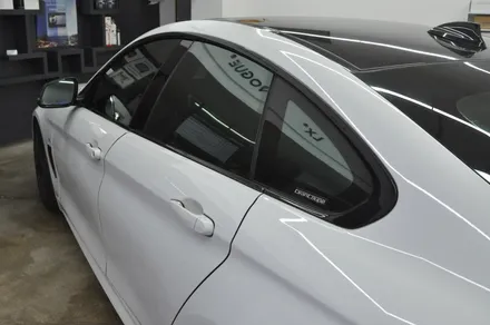 BMW 435d 그란 쿠페 서비스 윈도우 틴팅필름 뜯어내고 전체 재시공 - 솔라가드 프리미엄 동대문점 / 서울 동대문구 답십리동