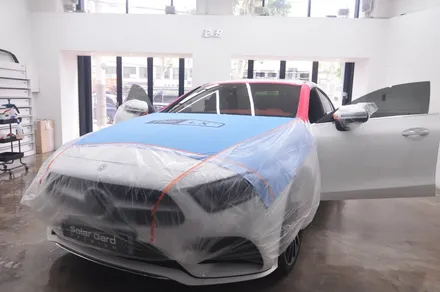메르세데스 벤츠 CLS450 더엘엑스 동대문점의 전면 썬팅, LX 긴급 처방 / 서울 동대문구 답십리동