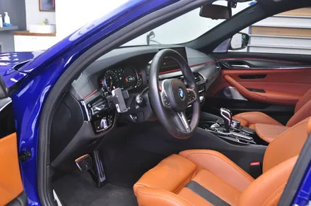 BMW 고성능 스포츠 머신 M5 솔라가드 프리미엄 티타늄 썬팅, PPF, 유리막 코팅, 하이패스 - 신차 패키지 시공 / 서울 동대문구 답십리동