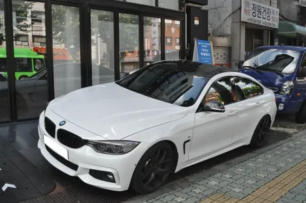 BMW 435d 그란 쿠페 서비스 윈도우 틴팅필름 뜯어내고 전체 재시공 - 솔라가드 프리미엄 동대문점 / 서울 동대문구 답십리동