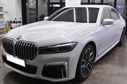BMW 740Li xDrive M 스포츠 - 솔라가드 프리미엄 퀀텀 재시공 (서비스 필름 뜯어버리기) / 서울 동대문구 답십리동