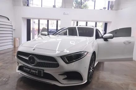 메르세데스 벤츠 CLS450 더엘엑스 동대문점의 전면 썬팅, LX 긴급 처방 / 서울 동대문구 답십리동