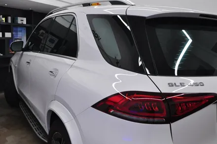 2020 벤츠 GLE 450 신차 서비스 필름 뜯어내고 솔라가드 퀀텀 전체 재시공(아쉬운 중복투자) - 솔라가드프리미엄 동대문점 / 서울 동대문구 답십리동