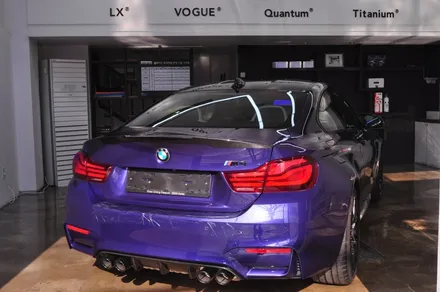 2020 BMW M4 컴페티션 도이치 에디션 벨벳 블루 - 솔라가드 프리미엄 퀀텀(Quantum) 윈도우 틴팅 / 서울 동대문구 답십리동